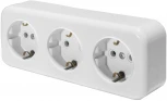 Розетка тройная с заземлением (белый) Stekker Брест 39697