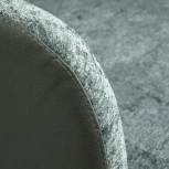 Стул Bradex Home Bruno зеленый шенилл с экокожей с поворотным механизмом (RF 0674)