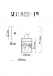Бра MyFar Olivia MR1822-1W (220V)