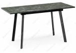 Стеклянный стол Woodville Агни 110 королевский мрамор / черный матовый 453136