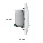 Терморегулятор terneo pro unic, белый