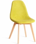 Стул CINDY SOFT (mod. C1021F1-1) (Велюр,Дерево бук /Светло-зеленый)