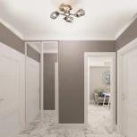 Потолочная люстра на штанге Eurosvet Hilari 30165/4 черный жемчуг (220V)