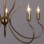 Потолочная люстра на штанге Reluce 74001-0.4-5+5 (220V, свеча)