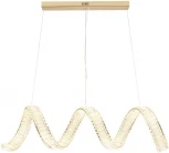 Подвесной светильник Crystal Lux MUSIKA SP100W LED L1200 GOLD (220V, на тросе)