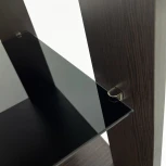 Стол журнальный BeautyStyle 6 венге/стекло черное от фабрики Mebelik