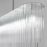 Подвесная люстра Wi-Fi на штанге Bogate's Allure 487/10 (220V, управление смартфоном, голосовое управление, умный дом - Minimir Home, Алиса, Маруся, Салют)