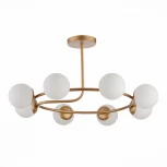 Потолочная люстра на штанге Evoluce Calabria SLE220602-08 (шарики)