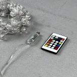 Гирлянда Шарики Смарт 10м разноцветная с управлением 5В, 100 LED, провод прозрачный ПВХ, IP44 Laitcom MBSmart100-10-5RGB