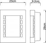 Настенный светильник уличный Globo Orlando 3156