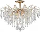 Потолочная люстра на штанге Escada Aurea 1124/8PL (220V, хрусталь, подвески)