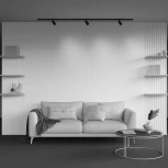 Трековый светильник однофазный 10W 220V Maytoni Calipso TR218-1-GU10-BK