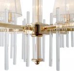 Подвесная люстра Rivoli Lilith 1039-306 (220V, хрусталь, на цепи)