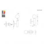 Бра ST Luce Pietra SL1210.501.01