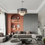 Люстра на штанге Arte Milano Sorrento-5009 375009/3+2/300/380 CR (220V)