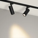 Трековый светильник светодиодный LGD-GELIOS-TUNE-4TR-R80-20W Day4000-MIX (BK, 20-60 deg) (Arlight, IP20 Металл) 039156 (220V)