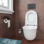 Кнопка смыва Geberit Sigma 20 черная, матовый лак