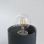 Наземный светильник Feron Сан-Франциско DH0800 41915 E27 черный (220V, круглые, IP54)