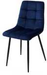 Стул CHILLI BLUVEL-86 NAVY BLUE, велюр