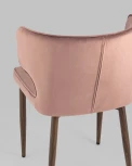Стул Stool Group Матео велюр пыльно-розовый ножки дерево УТ000031336