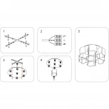 Потолочная люстра Lightstar Nubi Legno 802075 (220V)