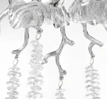 Потолочная люстра хрустальная Arte Milano Milan23 233001/D360/3/A Cr (220V)