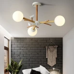 Потолочная люстра на штанге ImperiumLoft FINCH01 (220V, шарики, птички)