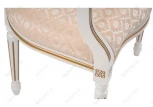 Кресло Woodville Данте молочный с золотой патиной 406095
