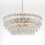 Подвесная люстра хрустальная Modelux MODELUX ML.7085.800 GD