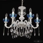 Подвесная люстра Bohemia AL7901 AL79101/6/175 A WMN P Aquamarine/M-1H