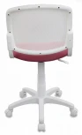 Кресло детское Бюрократ CH-W296NX белый TW-15 сиденье розовый 26-31 сетка/ткань крестовина пластик пластик белый