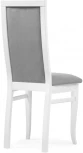 Деревянный стул Woodville Давиано серый велюр / белый 515977