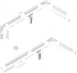 Трековый светильник магнитный светодиодный с гибким неоном Vitaluce VT0200048-00