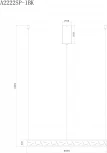 Подвесной светильник Arte Lamp Shine A2222SP-1BK