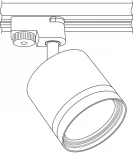 Трековый светильник однофазный 15W 220V Citilux Hardy CL002T10