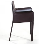 Стул с подлокотниками Barrie, кожа коричневый Top Concept BARRIE 2000000000114