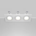 Встраиваемый светильник Atom GU10 3x50Вт Maytoni Technical DL024-2-03W (220V)