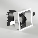 Встраиваемый светодиодный светильник Elektrostandard Inline 25091/LED 10W 3000K белый/хром (220V)