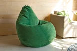 Кресло мешок Dreambag Груша Зеленый Микровельвет (3XL, Классический) 5012941