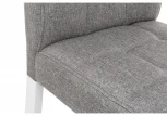 Обеденный стул Woodville Madina white / fabric pebble 11031