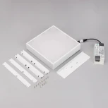 Встраиваемый точечный светильник DL-GRIGLIATO-S190x190-24W Warm3000 (WH, 100 deg, 230) (Arlight, IP40 Металл) 045700 (LED)