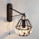 Бра Eurosvet Lord 70075/1 черный (220V, выключатель)