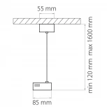 Питание подвесное Lightstar Barra 502199 (220V)