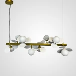 Рядный Светильник Matisse L Self L96,2 White ImperiumLoft Matisse-L-Self01 (191884-26) (220V, на тросе, цветы, шарики)