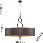 Подвесная люстра Ferrous 4007-6P Favourite