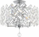 Потолочная люстра хрустальная на штанге Arte Milano Sorrento-7019 377019/5/50/390 CR (220V)