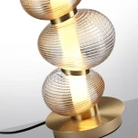 Настольная лампа Odeon Light Bruco 5095/12TL латунный/янтарный градиент/металл/стекло LED 12W 4000K (220V, выключатель)