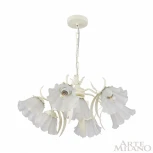 Подвесная люстра Arte Milano Napoli 316066/D680/7 IV (220V, на цепи, цветы, листья)