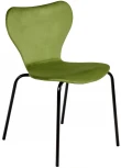 Стул Seven светло-зеленый велюр с чёрными ножками Bradex Home RF 0254