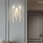 Бра Arte Milano AM342620 342620/2W WT+SL (220V, подсвечник, свеча)